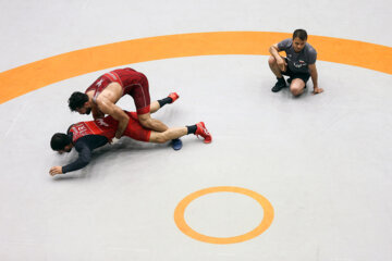 Entrenamiento de la selección nacional iraní de Lucha Grecorromana