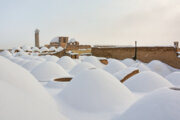 Wandern im Schnee - Yazd