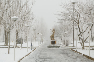 Un día de nieve en Shahr-e kord