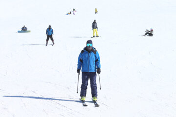 Hiver 2023 : station de ski de Tochal à Téhéran