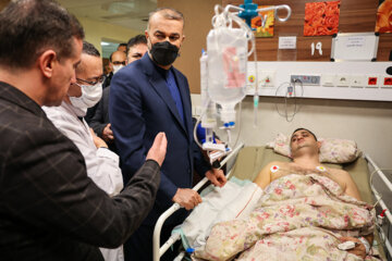 El ministro de Exteriores iraní visita a heridos del incidente en la embajada de Azerbaiyán en Teherán
