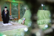 Ayatollah Khamenei in Imam-Khomeini-Mausoleum