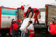 ارسال کمک های هلال احمر البرز به مناطق زلزله زده خوی