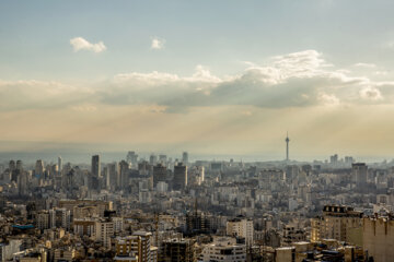 Téhéran ce mercredi 1er février 2023 : la pollution s'en va après la pluie