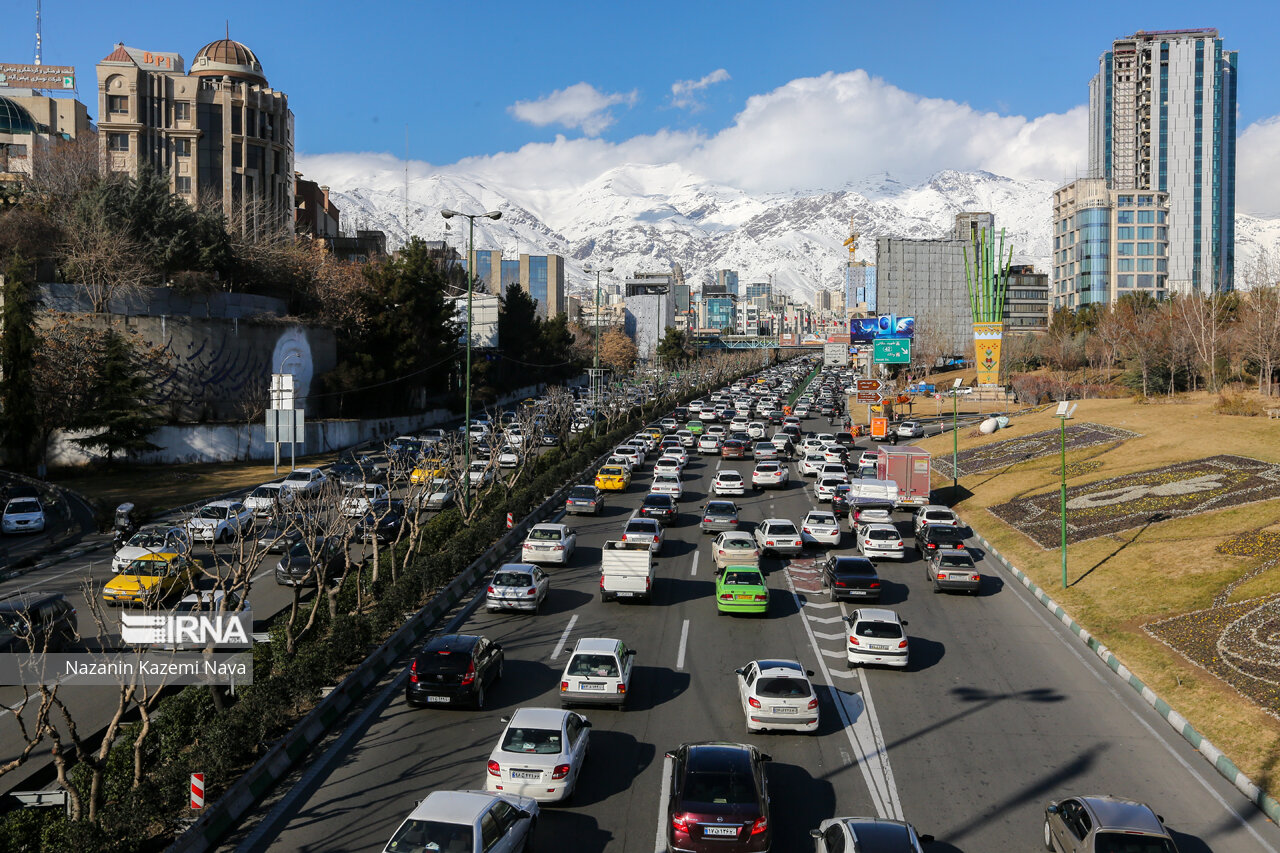 کیفیت هوای تهران در شرایط سالم