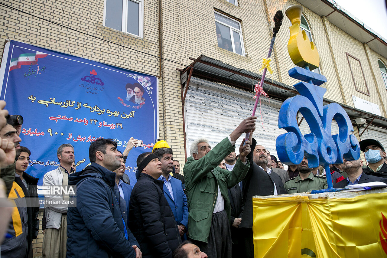 تمام جمعیت شهری و ۹۸ درصد جمعیت روستایی استان کرمانشاه گازدار شده‌اند