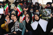 جشن ۶ هزار نفری "دختران مقاومت" در مشهد برگزار شد