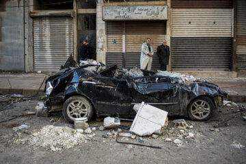 خسارات زمین لرزه در سوریه