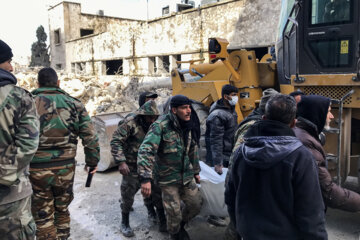 خسارات زمین لرزه در سوریه