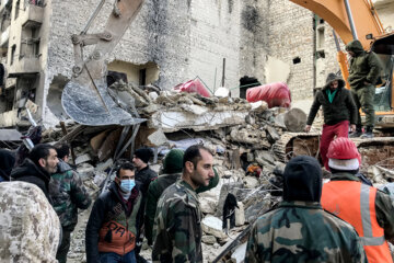 خسارات زمین لرزه در سوریه