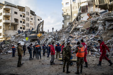 خسارات زمین لرزه در سوریه