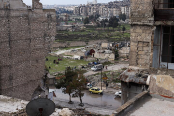 خسارات زمین لرزه در سوریه