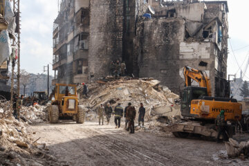 خسارات زمین لرزه در سوریه