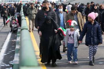 راهپیمایی چهل و چهارمین بهار انقلاب در تهران