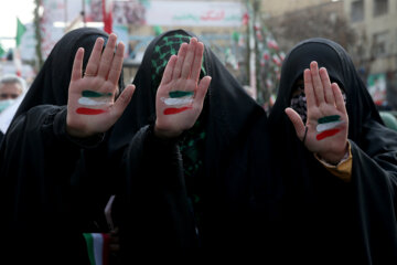 راهپیمایی چهل و چهارمین بهار انقلاب در تهران