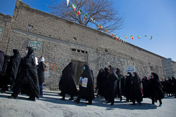 راهپیمایی چهل و چهارمین بهار انقلاب- روستای سوادجان