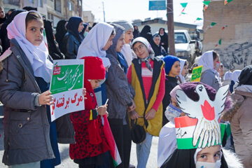 راهپیمایی چهل و چهارمین بهار انقلاب- روستای سوادجان