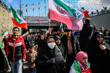 راهپیمایی چهل و چهارمین بهار انقلاب در تهران