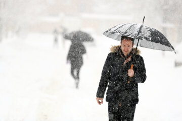 Fuerte nevada en Hamedán
