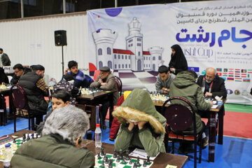 ۴۵ داور، مسابقات بین‌المللی شطرنج جام رشت را قضاوت می‌کنند