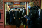 ایرانی صدر کا بیجنگ میں تاریخی ڈونگ سی مسجد کا دورہ 