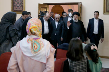 Rencontre des Iraniens vivant en Chine avec le Président de la République islamique d’Iran, Ebrahim Raïssi, février 2023