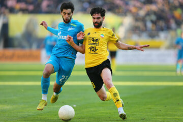 En images, un match entre Sepahan, et le Zénith russe, à Ispahan
