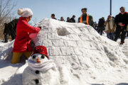 Schneemannfest in Hamadan