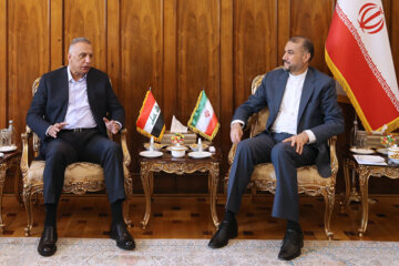 AmirAbdollahian rencontre l'ancien Premier ministre irakien Al-Kadhimi