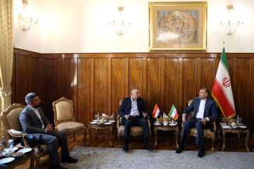 دیدار نخست‌وزیر پیشین عراق با وزیر امور خارجه