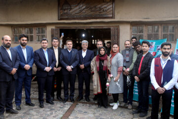 Les évaluateurs internationaux du Conseil mondial de l'Artisanat ont visité le musée du patrimoine rural de la province septentrionale de l’Iran, Guilan le dimanche (27 février 2023). (Mojtaba Mohammadi)