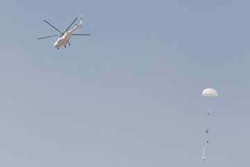 Ejercicio de rescate aéreo en Teherán
