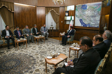 Rencontre entre le premier vice-président iranien et le Ministre de l'énergie et des minéraux d'Oman