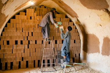 Fabrication traditionnelle de briques en Iran