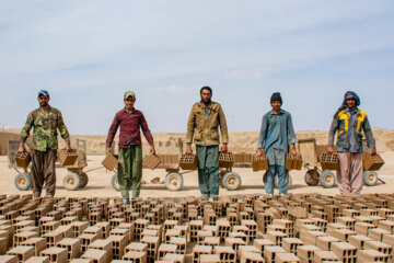 Fabrication traditionnelle de briques en Iran