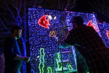 Fête des lumières à Téhéran