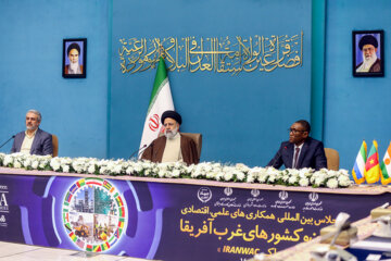 Los participantes de la Cumbre sobre cooperación científica y económica entre Irán y países de África Occidental se reúnen con el presidente iraní
