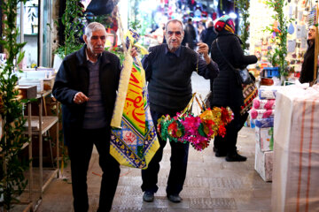 El Bazar de Tabriz en víspera del aniversario del natalicio del Imam Mahdi