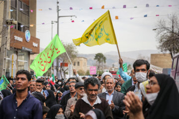 راهپیمایی منتظران ظهور در شیراز