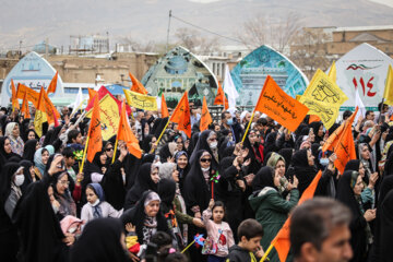 راهپیمایی منتظران ظهور در شیراز