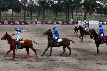 Le tournoi international de polo féminin de la Coupe Norouz 2023 a eu lieu ce lundi soir (13 mars) au club Norouz Abad Club de Téhéran, à l’issue duquel , l'équipe féminine iranienne a remporté le championnat. (Photo : Amin Jalaali)
