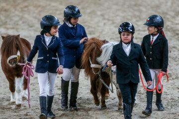 Le concours de saut d'obstacles de la Coupe Norouz a eu lieu lundi soir (13 mars 2023) avec la présence de 30 athlètes locaux et de 8 cavaliers étrangers au club équestre de Baam-e Tehran dans la capitale Téhéran.