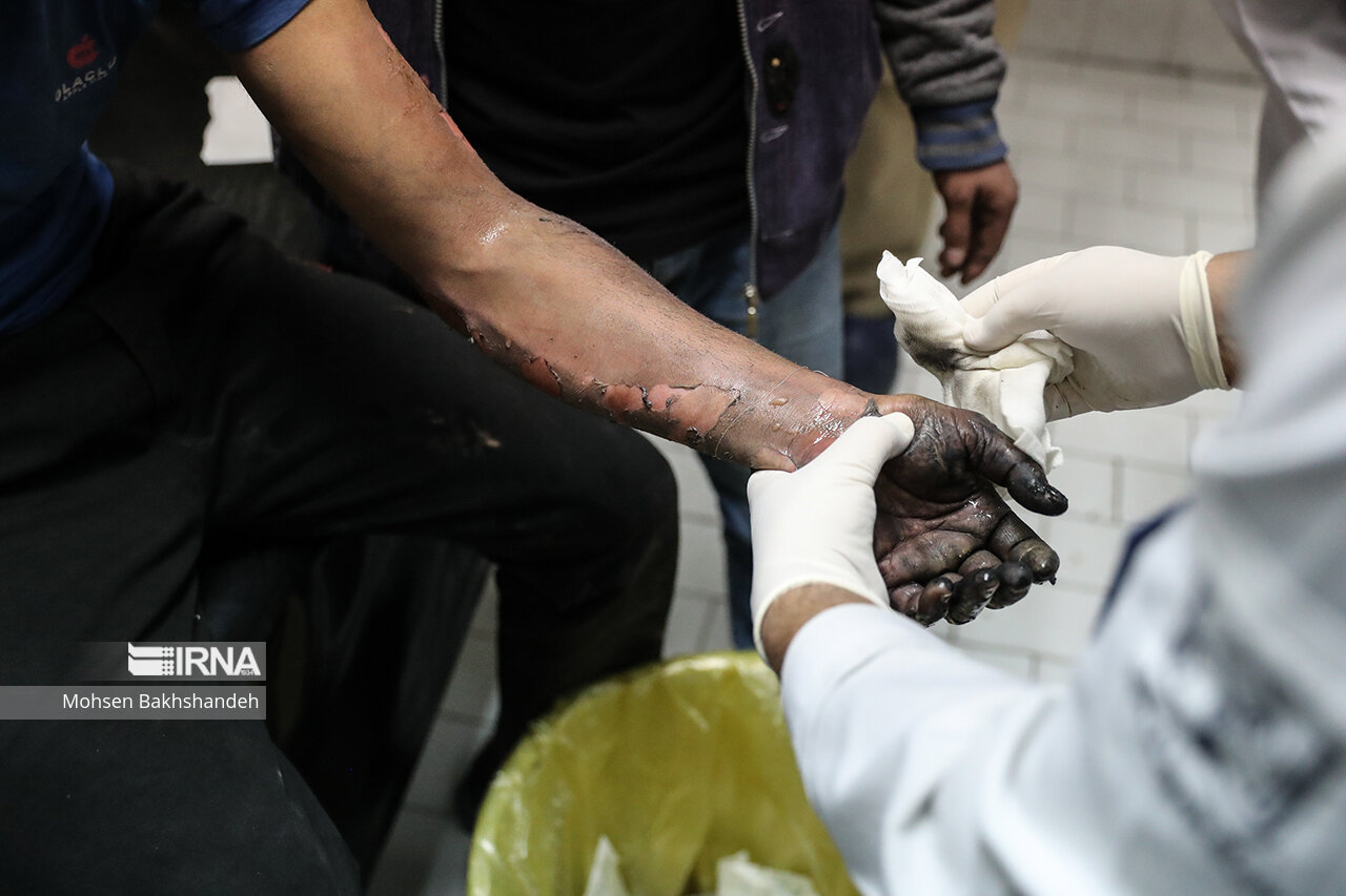 حوادث چهارشنبه سوری در مهاباد ۳۳ مصدوم بر جا گذاشت