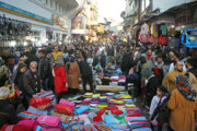 Einkaufsmarkt von Rasht am Vorabend von Nowruz