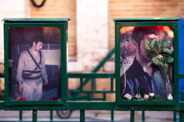 مزار شهدای چیذر در آخرین پنج شنبه سال