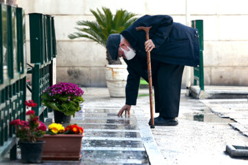 مزار شهدای چیذر در آخرین پنج شنبه سال