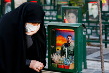 مزار شهدای چیذر در آخرین پنج شنبه سال