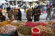 Nowruz-Einkauf in Stadt Hamadan
