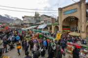 El bazar de Tayrish en vísperas de Noruz  
