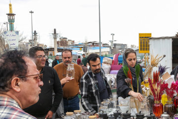 El bazar de Tayrish en vísperas de Noruz  